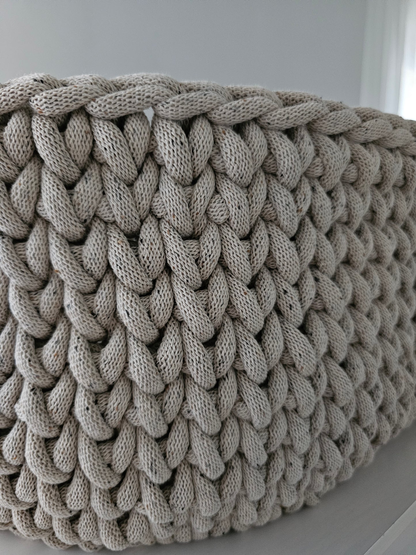 Vintageliebe® Moseskorb beige meliert