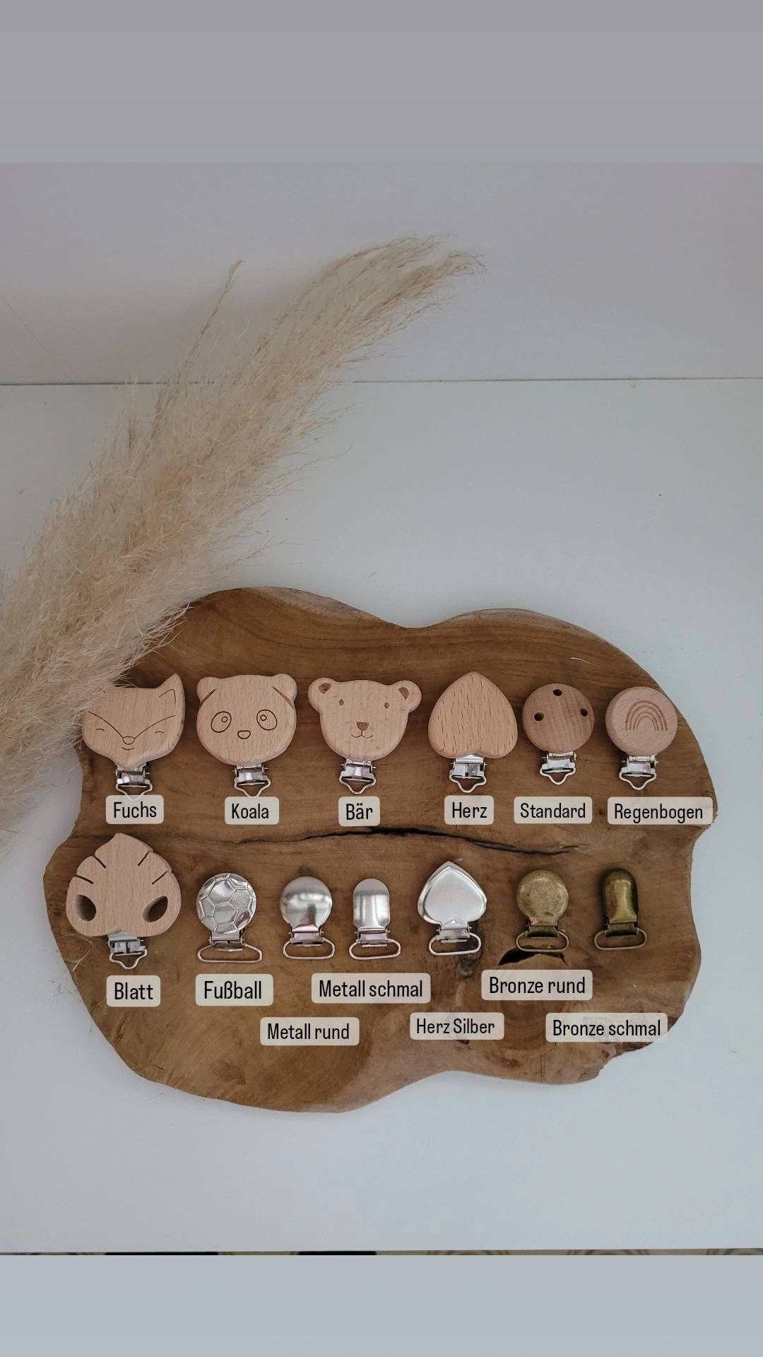 Vintageliebe® PREMIUM Makramee Schnullerkette öko tex Standard 100 zertifiziert. NATURPRODUKT Schnullerkette mit Namen Geschenk zur Geburt